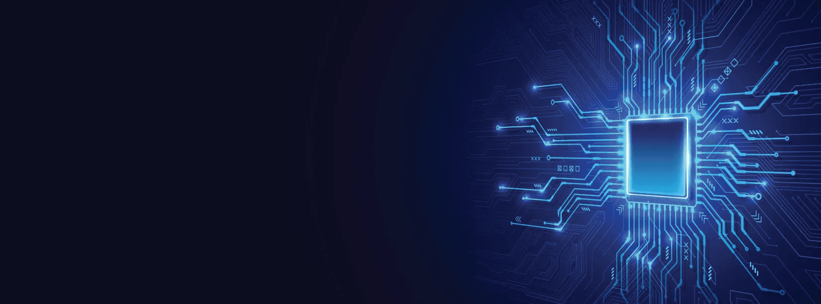 Circuit board chip background